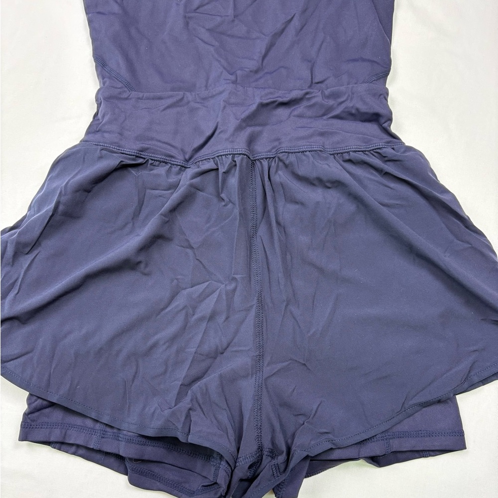 NWT Soothfeel Navy Workout Romper XS Built In Shorts Athletic Activewear - Picture 2 of 11
